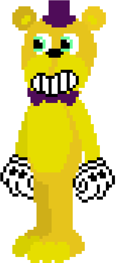 A Talk With Fredbear - Cartoon Clipart (480x980), Png Download