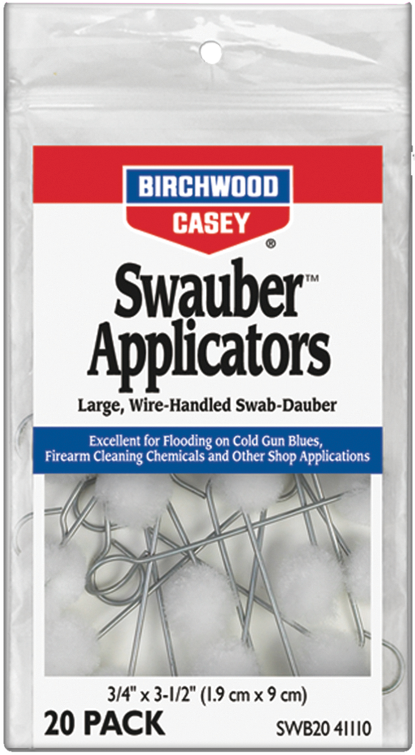Birchwood Casey 41110 Swauber Applicators 20pk Universal Clipart (1125x1800), Png Download