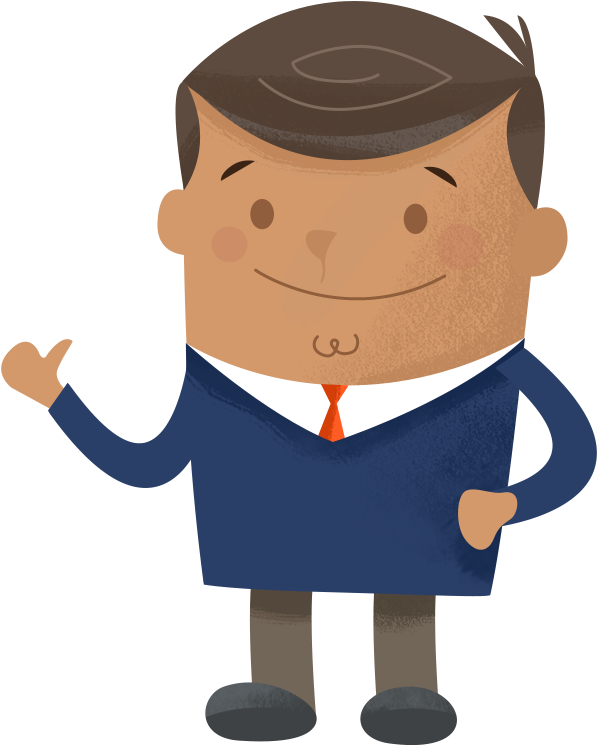 Leader Clipart Charisma - Cartoon - Png Download (600x1000), Png Download