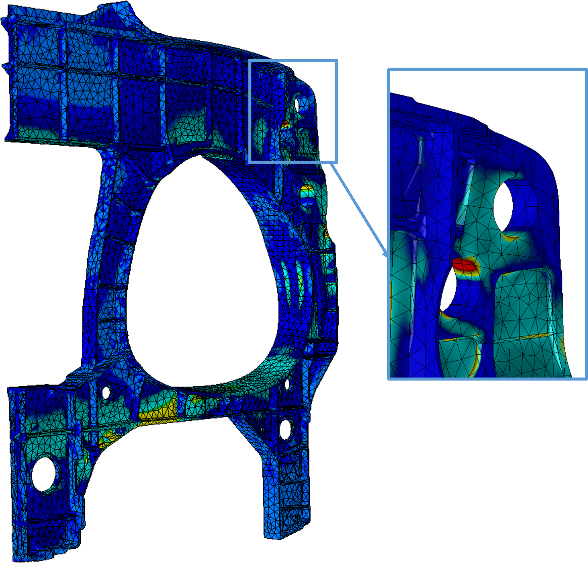 Crystal Clear Resolution In Your Stress Analysis Results Clipart (1417x1125), Png Download