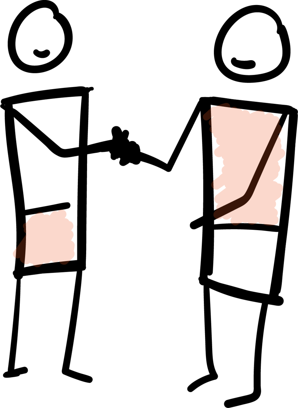 Handshake - Product Clipart (1000x1369), Png Download