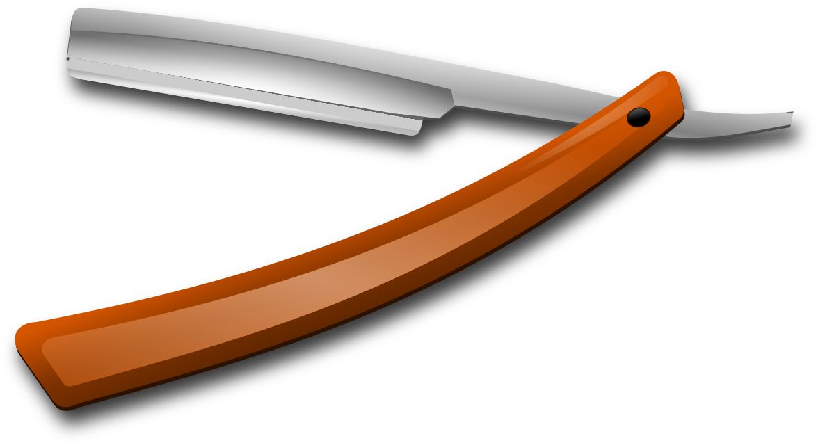 File - Razor - Svg - Razor Young T-shirt Clipart (1280x931), Png Download