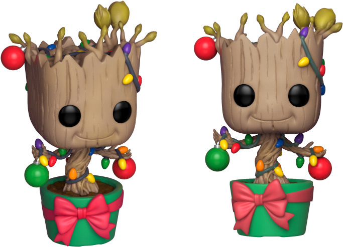 Funko Pop Groot Navidad Clipart (1000x1000), Png Download