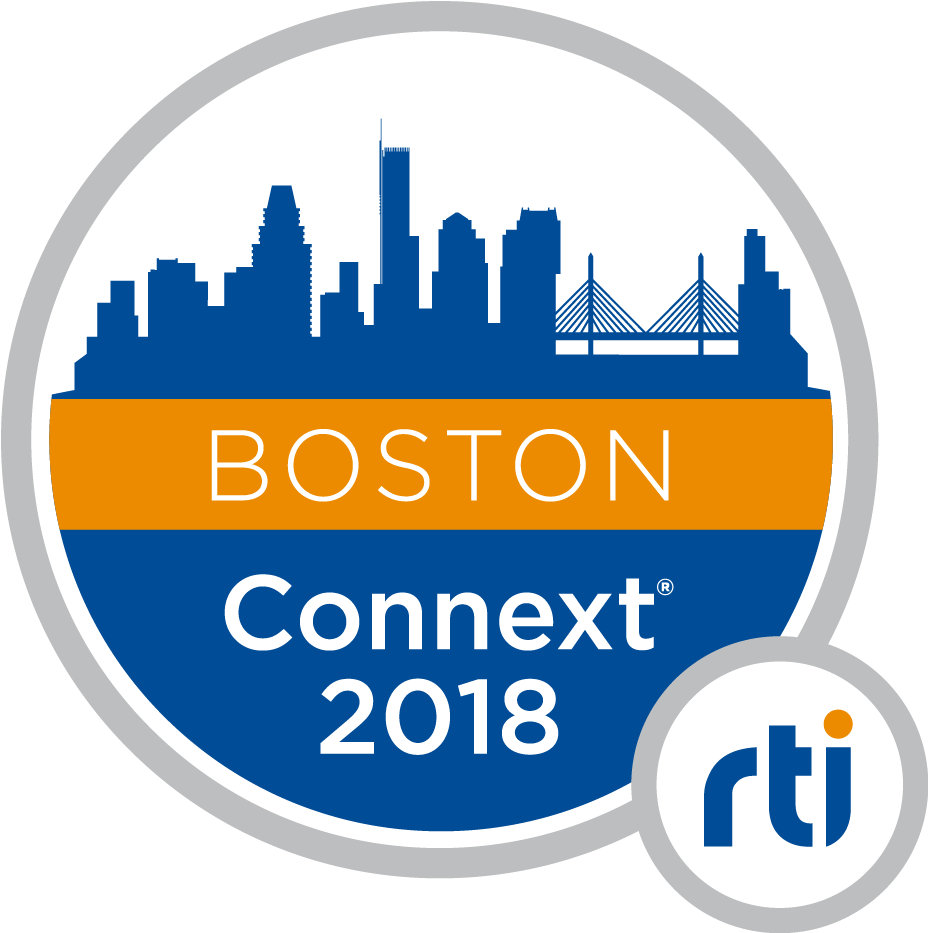 Rti Connext Conference 2018 Boston Logo V1 Rgb Color - Portable Network Graphics Clipart (1000x1000), Png Download