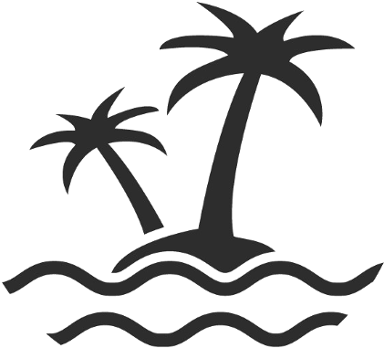 Hospitality & Tourism - Silhouette Clipart (744x480), Png Download