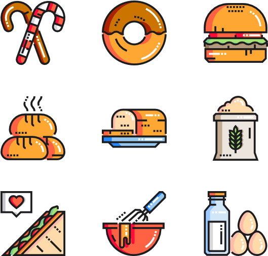 Graphic Transparent Bakery Vector Vintage - Vector Graphics Clipart (600x564), Png Download