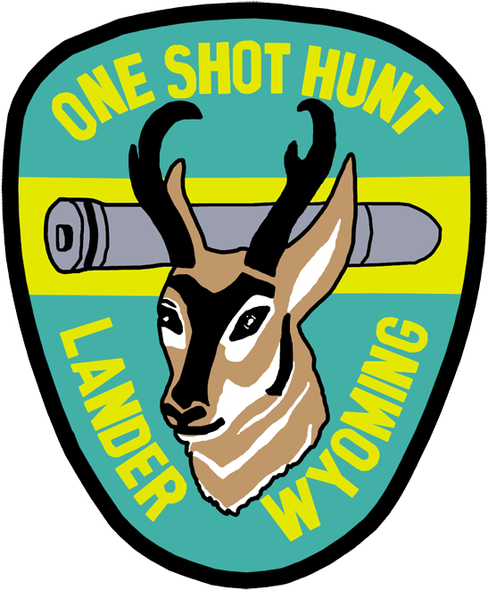One Shot Antelope Hunt Badge - Antelope Clipart (600x713), Png Download