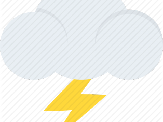 Thunderstorm Clipart Bad Weather - Thunderstorm - Png Download (640x480), Png Download