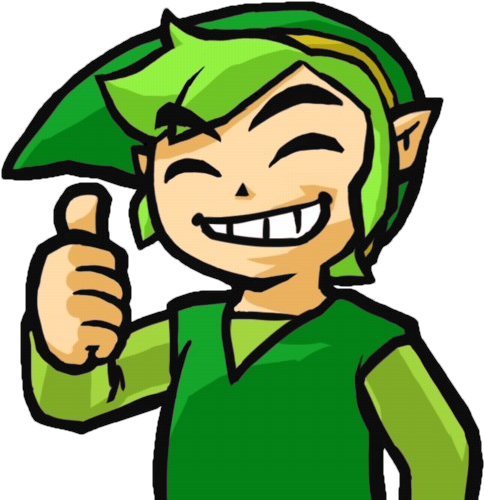 Thanks Boss - - Triforce Heroes Link Emotes Clipart (555x555), Png Download