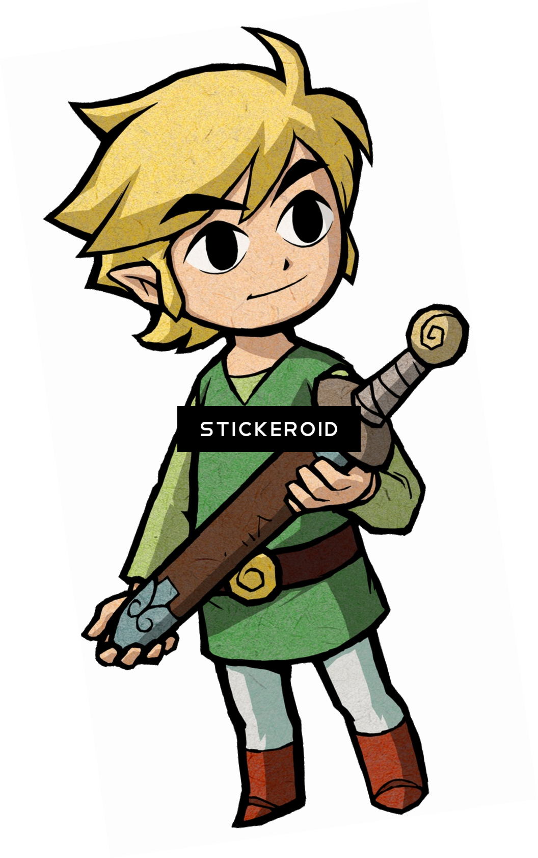 Zelda Link Legend Of The - Link The Legend Of Zelda Wind Waker Clipart (1056x1682), Png Download
