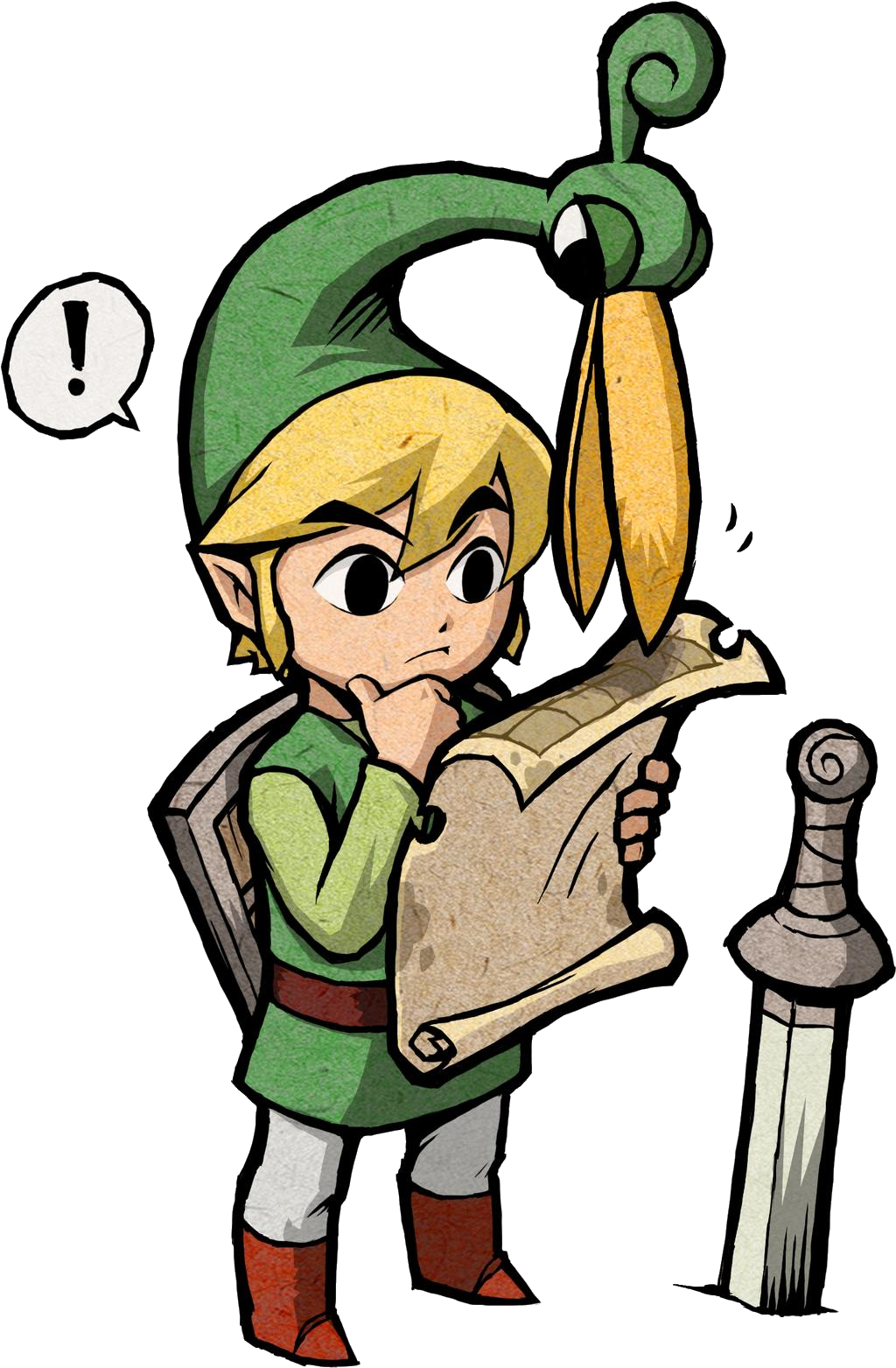 Link Artwork 8 - Legend Of Zelda The Minish Clipart - Full Size Clipart