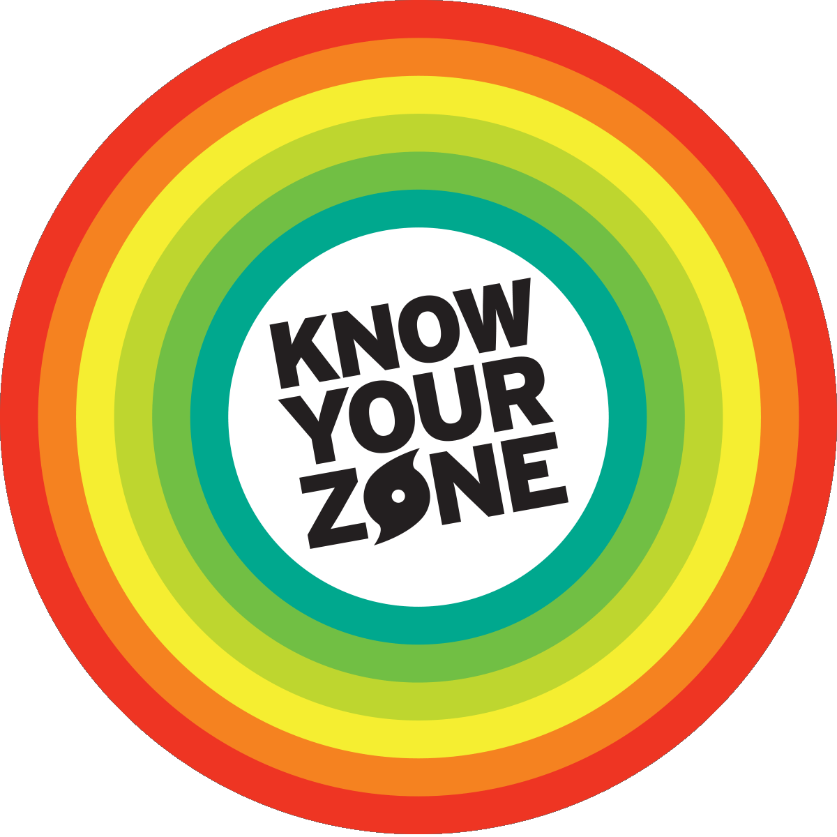 Know Your Zone Nyc Emergency Management - Concentric Circles Clipart (1200x1200), Png Download