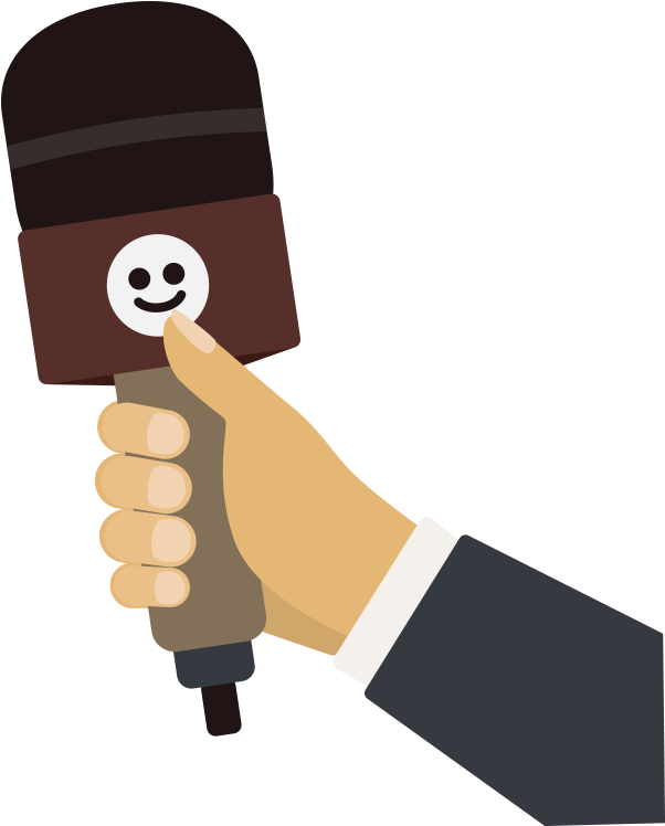 Clipart Library Barney Drawing Interview - Microfono De Periodista Png Transparent Png (800x800), Png Download