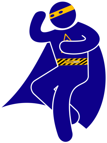 Australian Safety Signs Is A - Cartoon Clipart (600x600), Png Download