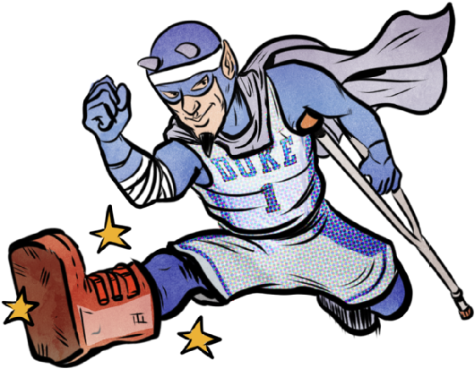 College Basketball Season So Far Has Been Duke, Duke - Cartoon Clipart (600x600), Png Download