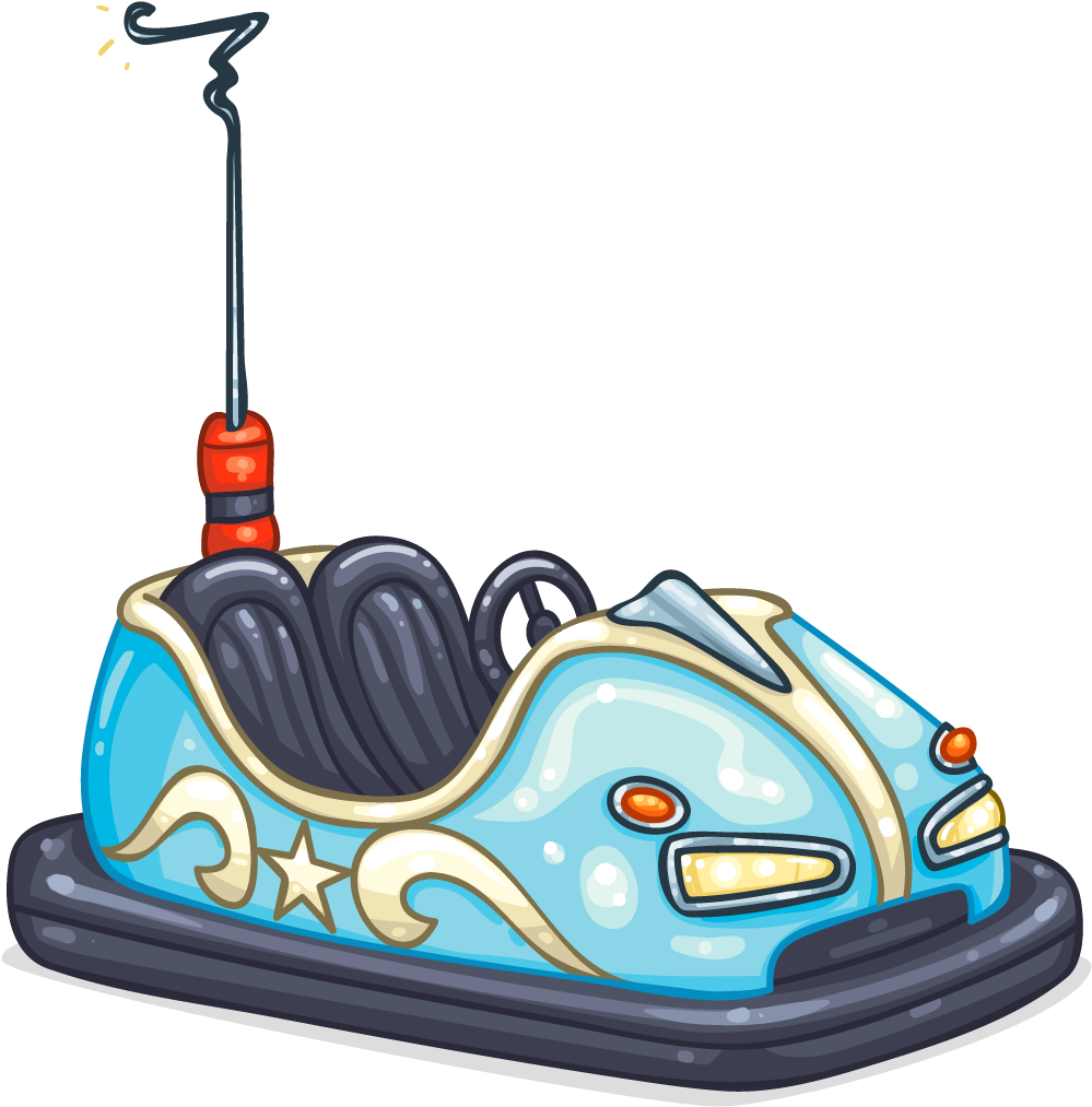 Png Royalty Free Bumper Cars Clipart - Bumper Cars Clipart Png Transparent Png (1024x1024), Png Download