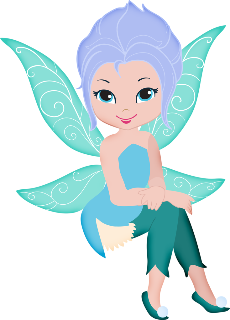 Fadas & Gnomos Fairy Princesses, Fairy Paintings, Playroom - Tinker Bell Clipart (734x1024), Png Download