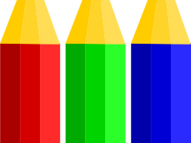 Yellow Clipart Colored Pencil - Clip Art - Png Download (640x480), Png Download