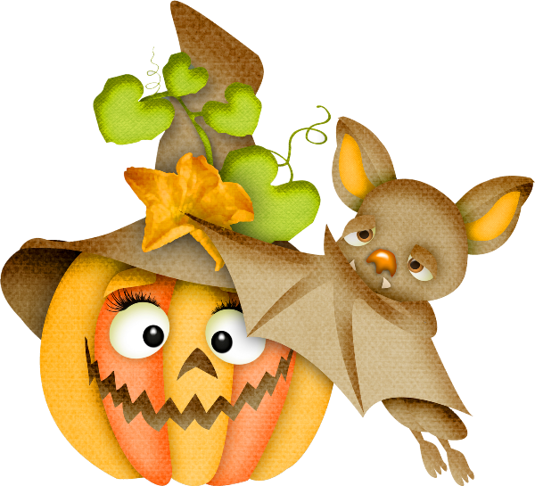 Hɑɩɩọῳєєŋ Halloween Cut Outs, Halloween Clay, Halloween - Tube Psp Citrouille Clipart (600x545), Png Download