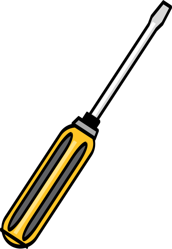 Screwdriver Clipart - Png Download (553x800), Png Download