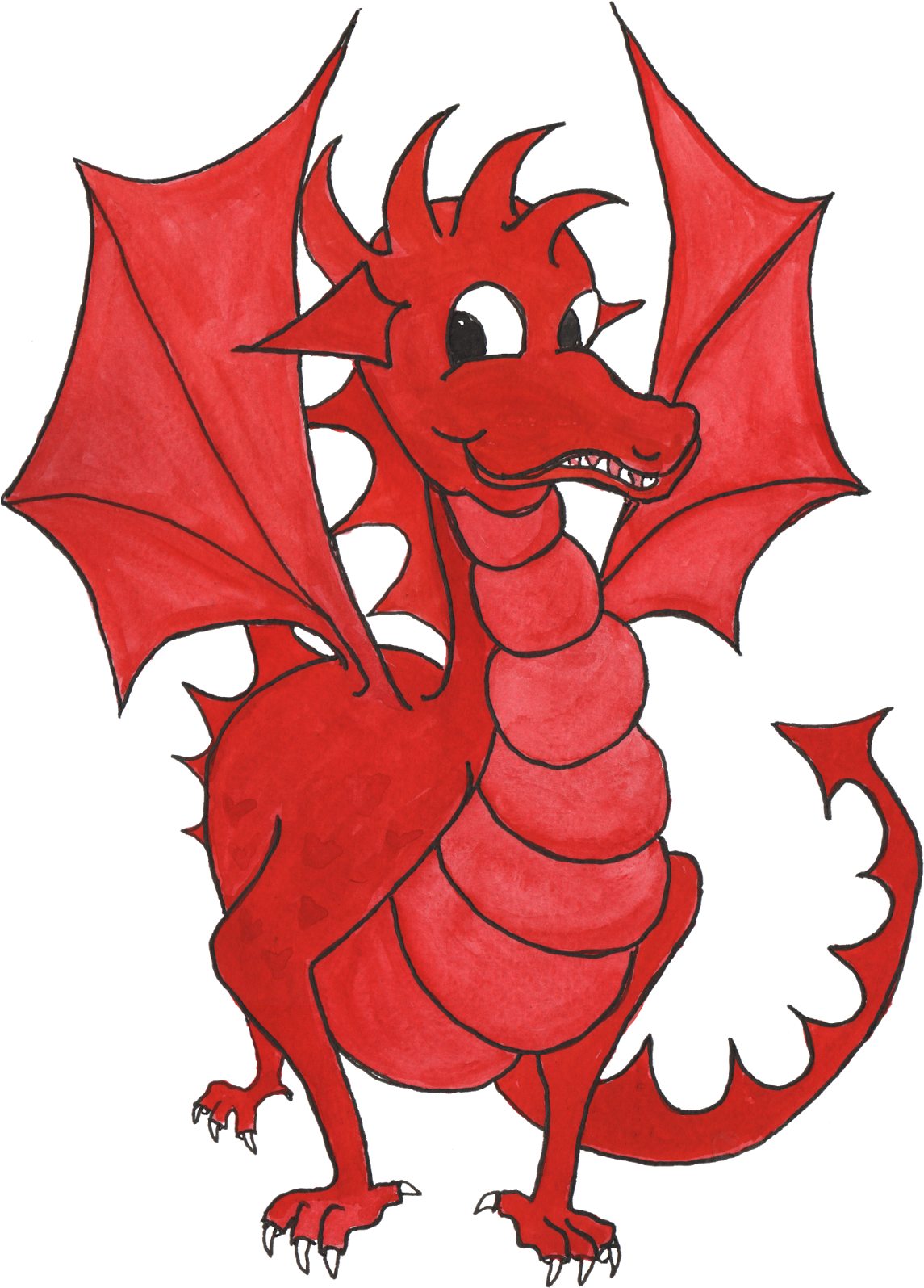 Cross With Flowers Clipart At Getdrawings - Welsh Symbols - Png Download (1155x1600), Png Download