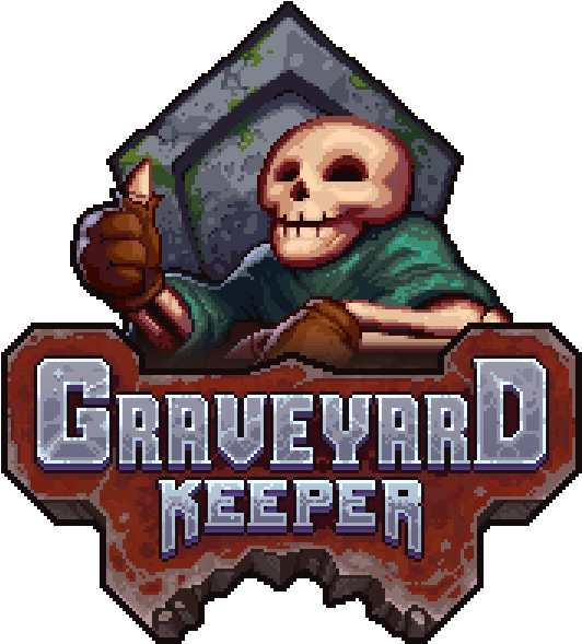 Graveyard - Graveyard Keeper Logo Clipart (531x588), Png Download
