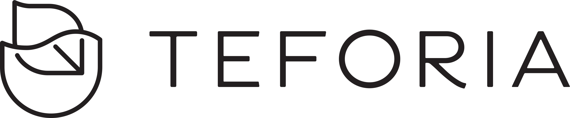 Provided A Bedside Sleep-tracking Tool - Teforia Logo Clipart (2400x498), Png Download