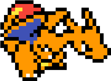 Yo Mama - Charizard Pokemon Perler Necklace Clipart (1200x1200), Png Download