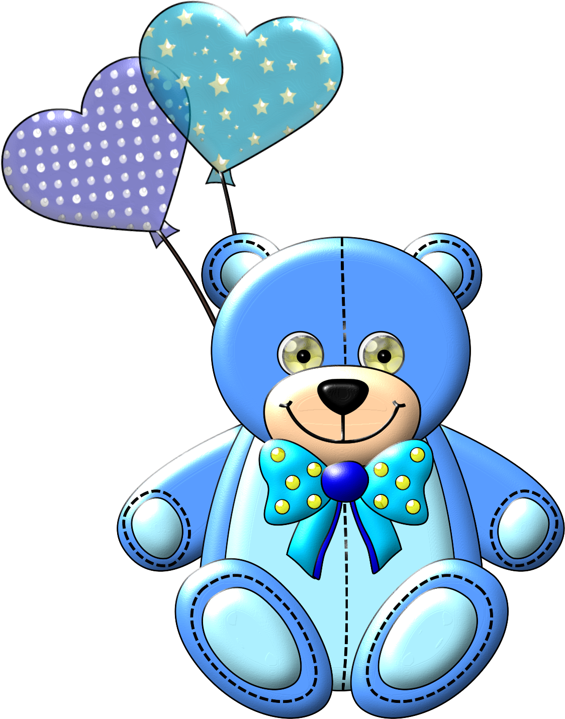 Scrap - Teddy Bear Clipart (1182x1500), Png Download