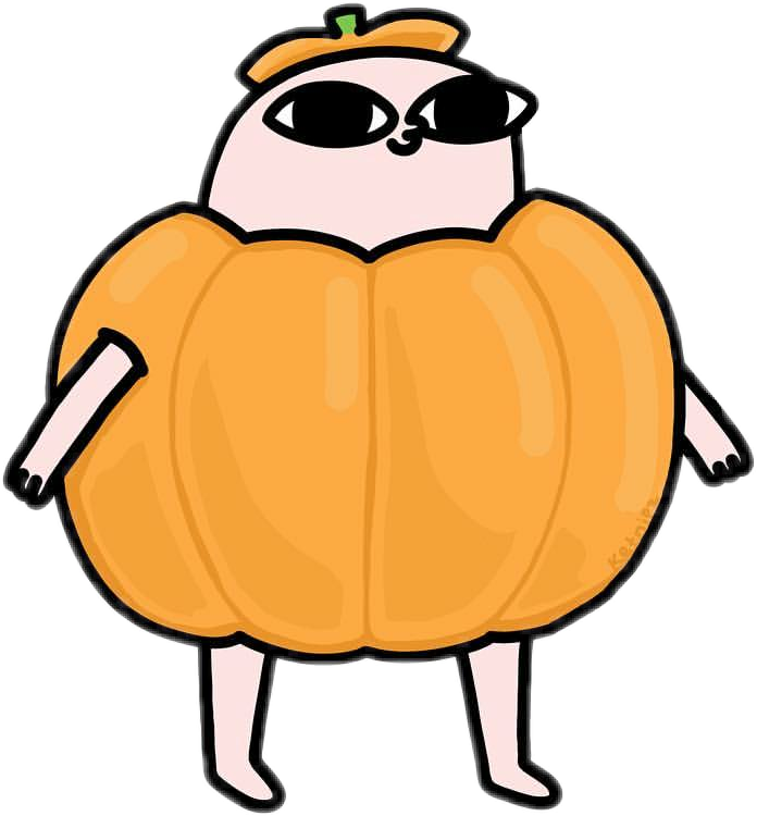 Halloween Pumpkin Ketnipz Orange Spooky Ooky Weird - Ketnipz Halloween Clipart (696x750), Png Download