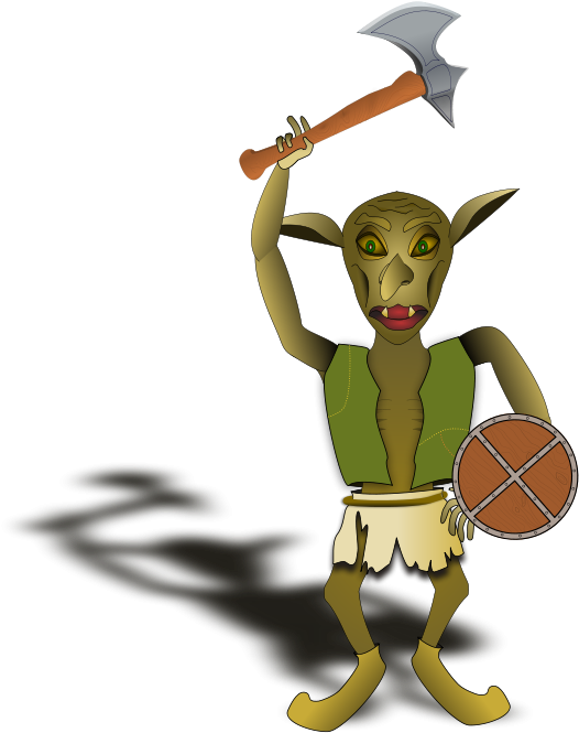 Goblin Clipart (566x800), Png Download