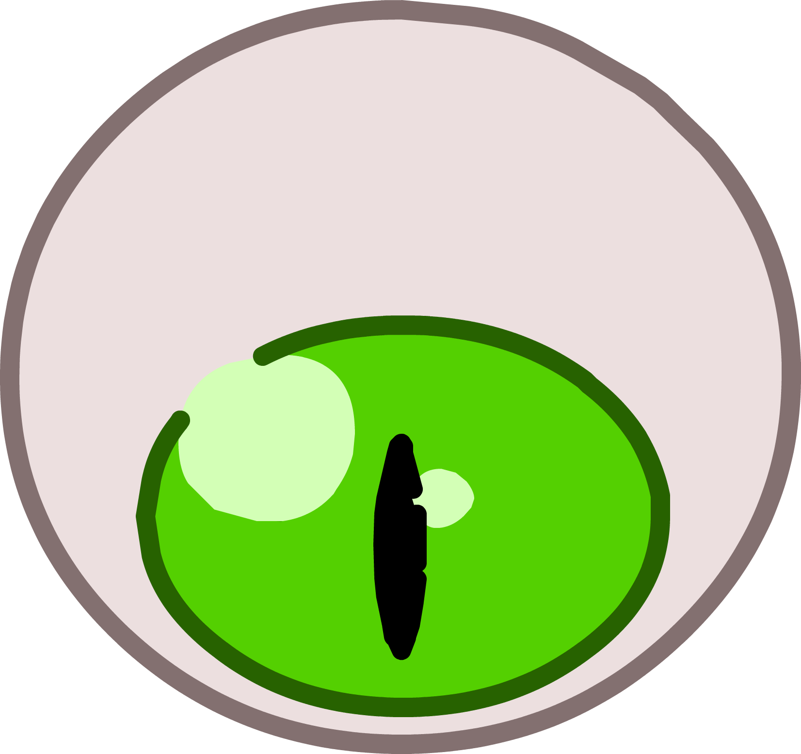 Goblin Eye - Circle Clipart (1652x1554), Png Download