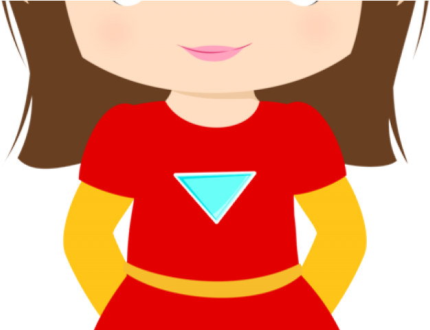 Hero Clipart Child - Superhero Girl Clipart - Png Download (640x480), Png Download