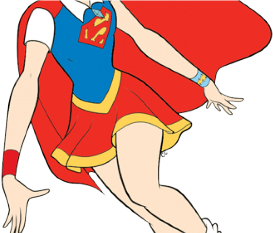 Hero Clipart Dc Superhero - Dc Superhero Girls Supergirl Png Transparent Png (640x480), Png Download