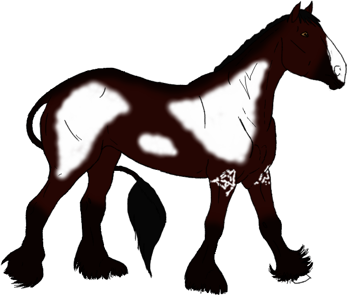 Cherry Pie Picture - Stallion Clipart (800x665), Png Download