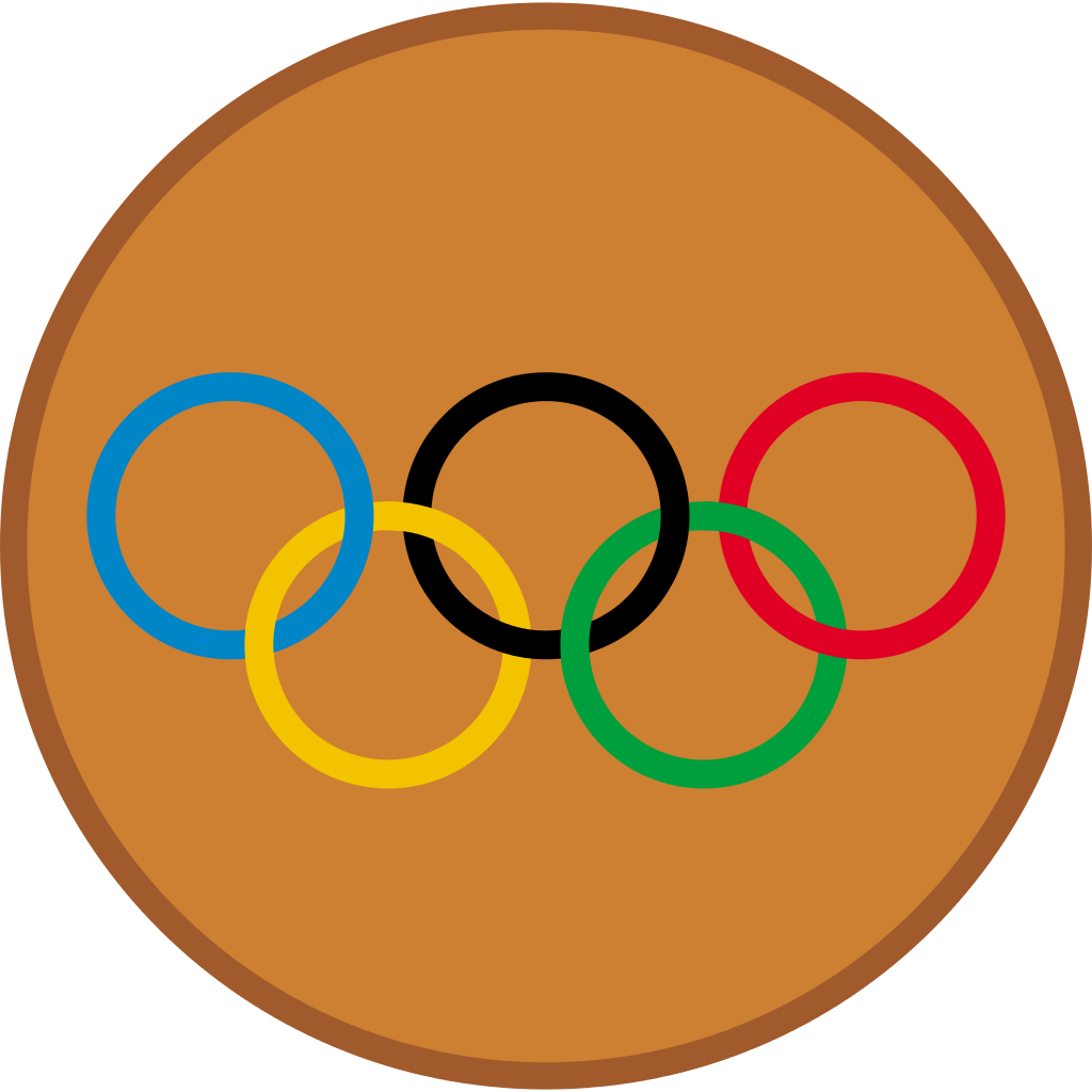 File Bronze Medal Svg Wikipedia Filebronze Olympicsvg - Olympic Bronze Medal Png Clipart (1024x1024), Png Download