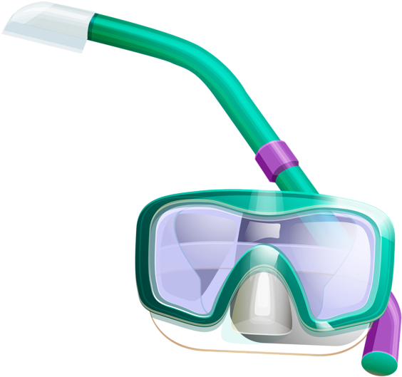 0, - Mask And Snorkel Png Clipart (600x583), Png Download