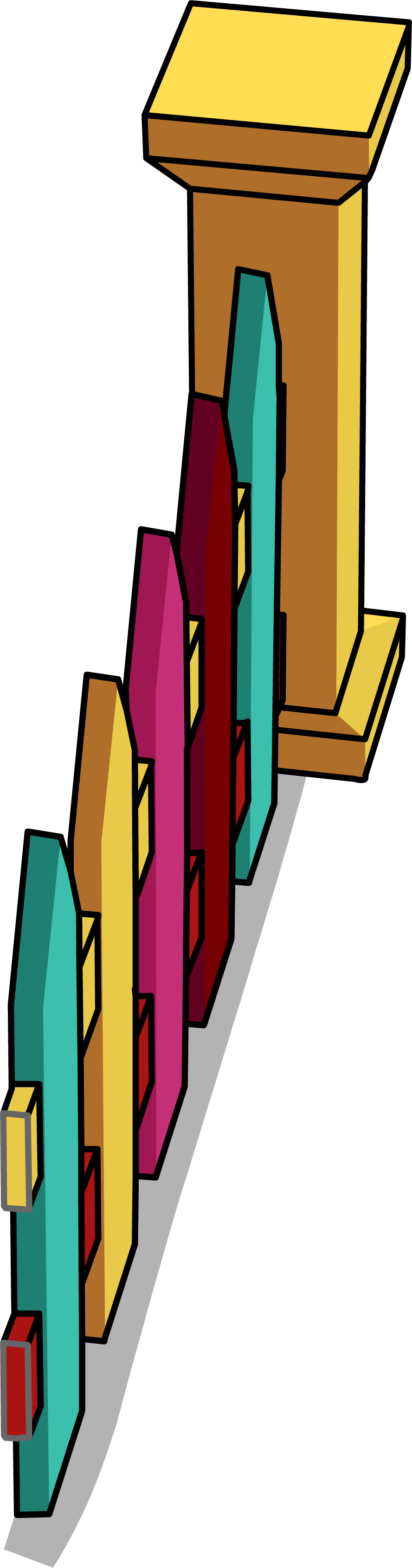 Fair Fence Sprite 015 Clipart (888x3381), Png Download