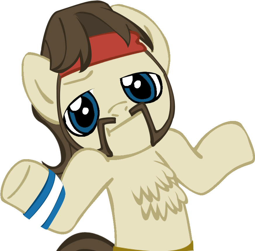 Ace Shrug - Pony Shrug Clipart (945x945), Png Download