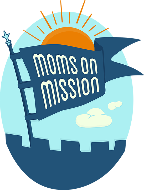 Moms On Mission Logo Sm Clipart (548x720), Png Download