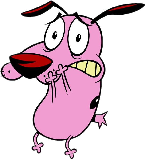 Scpinkcolor Pinkcolor Courage The Cowardly Dog Couraget - Courage The Cowardly Dog Png Clipart (617x679), Png Download