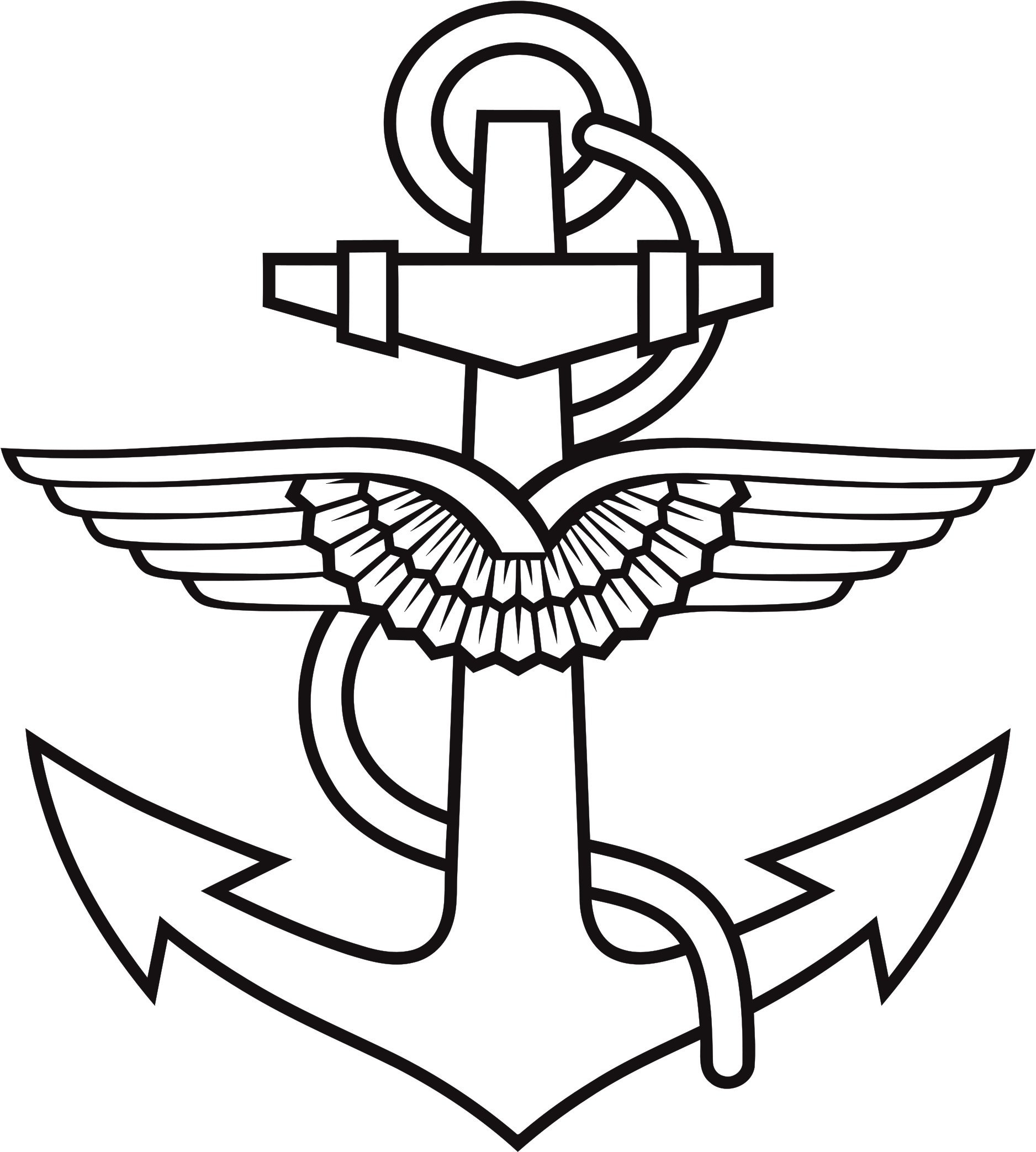 Open - Marineflieger Wappen Clipart (2000x2247), Png Download