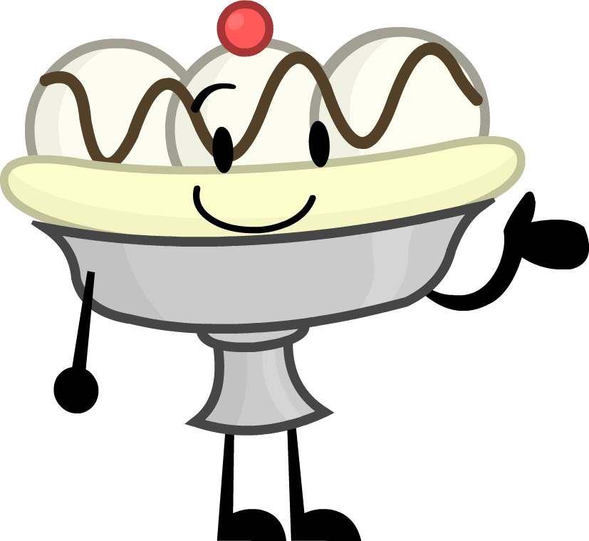 Banana Split Clipart Transparent - Wiki - Png Download (827x759), Png Download