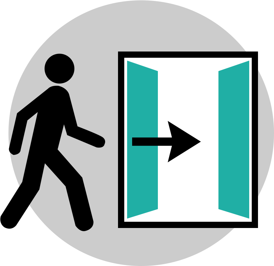 The Doors Will Automatically Open And You May Now Proceed - Traffic Sign Clipart (1134x974), Png Download