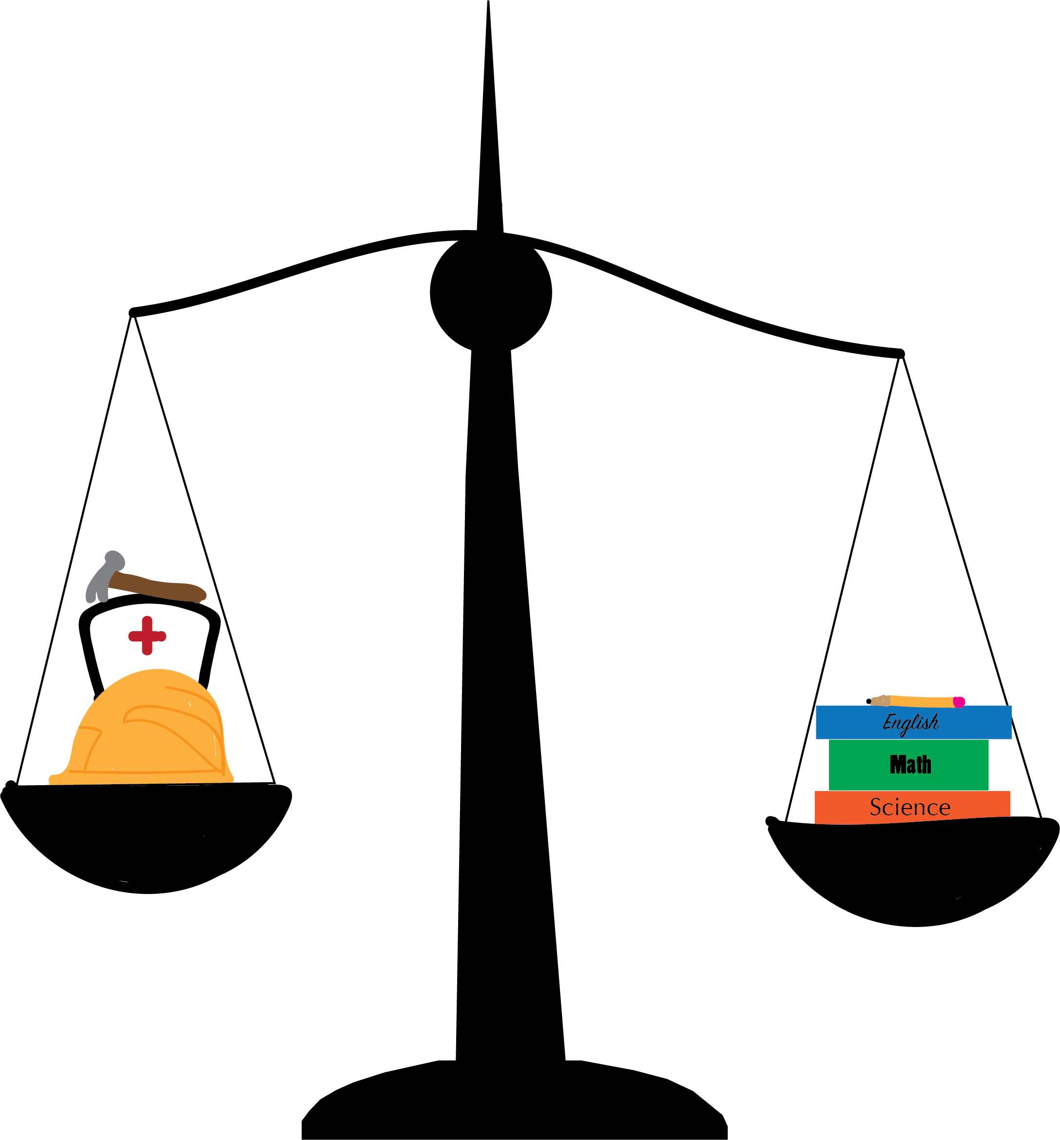 Despite Looming Trade Labor Shortages, High Schools Clipart (2175x2339), Png Download