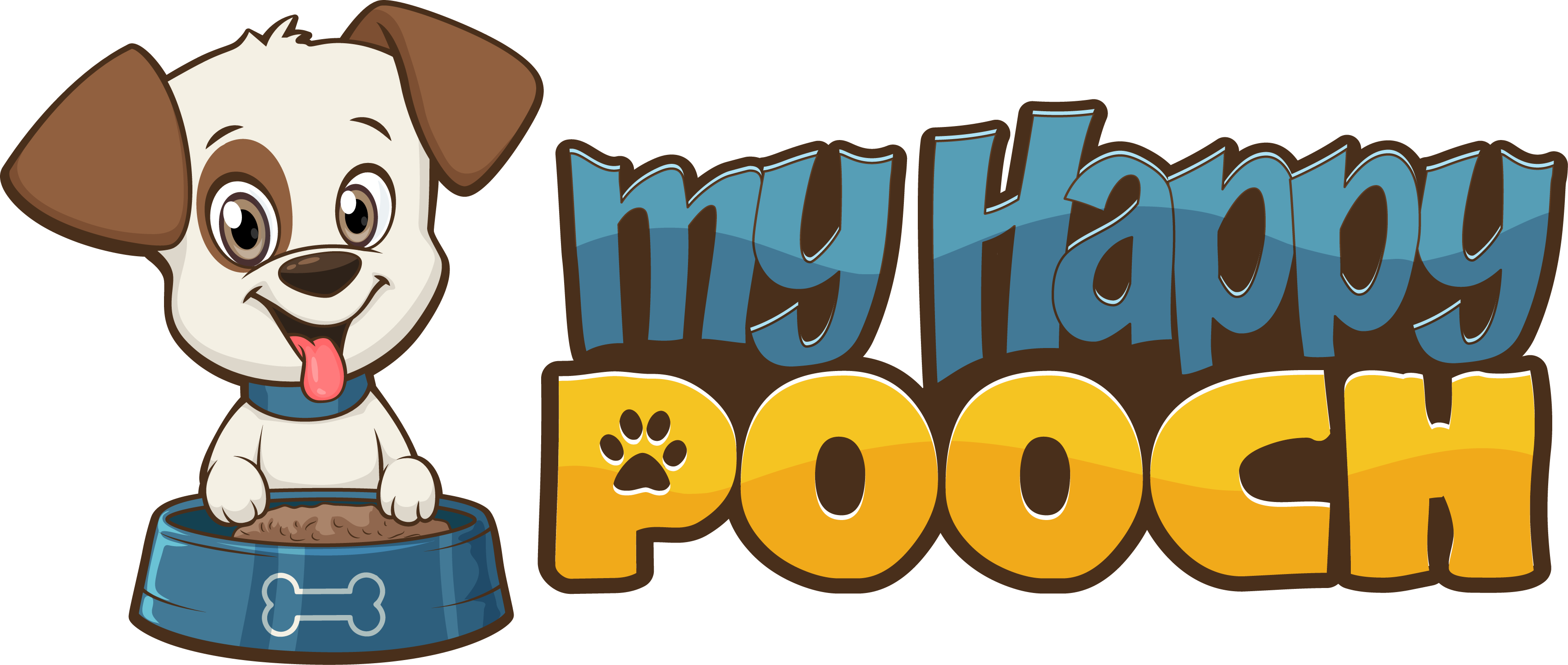 Dog Clipart (3480x1477), Png Download