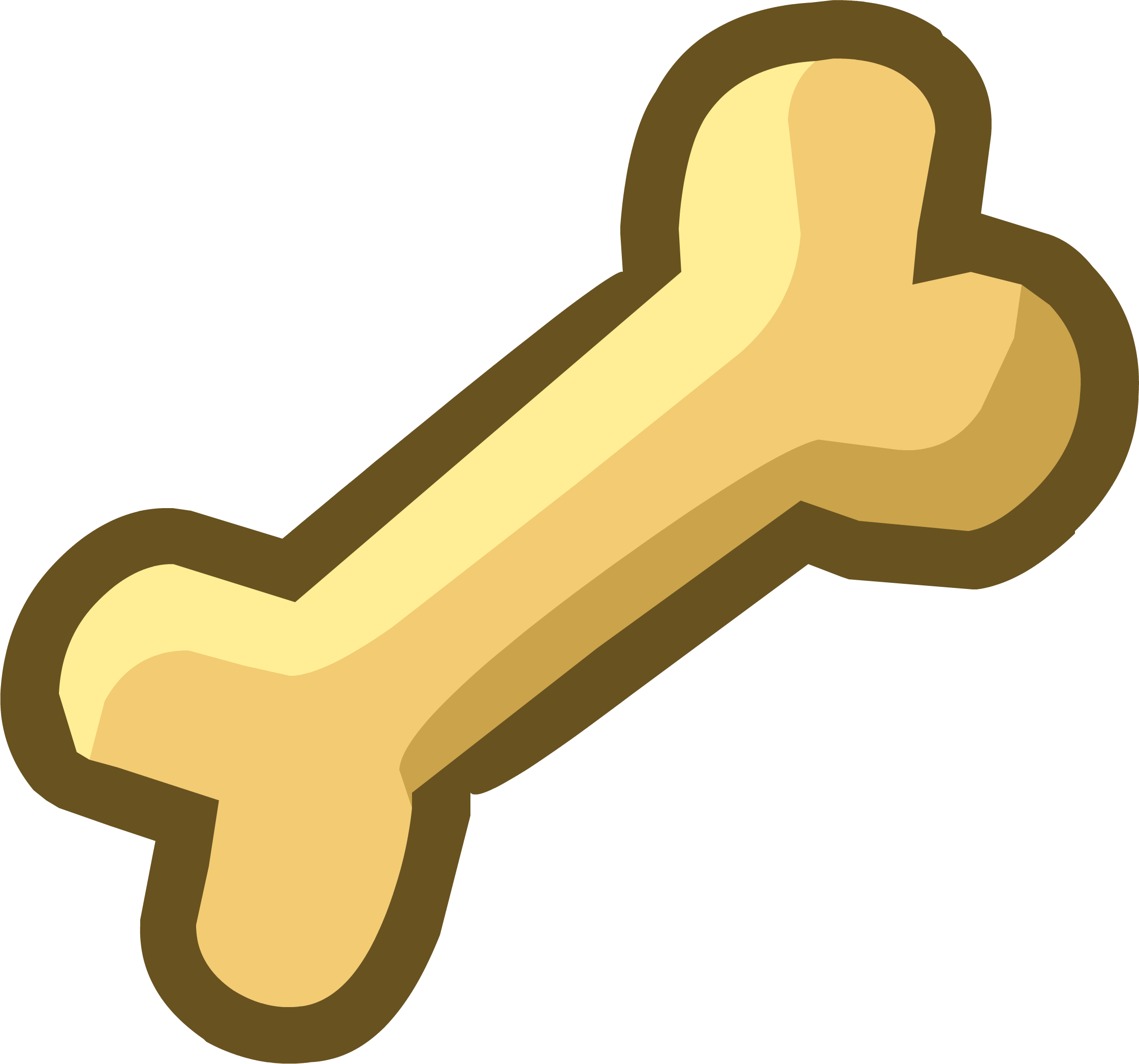 Club Penguin Wiki - Hueso De Perro Png Clipart (2242x2094), Png Download