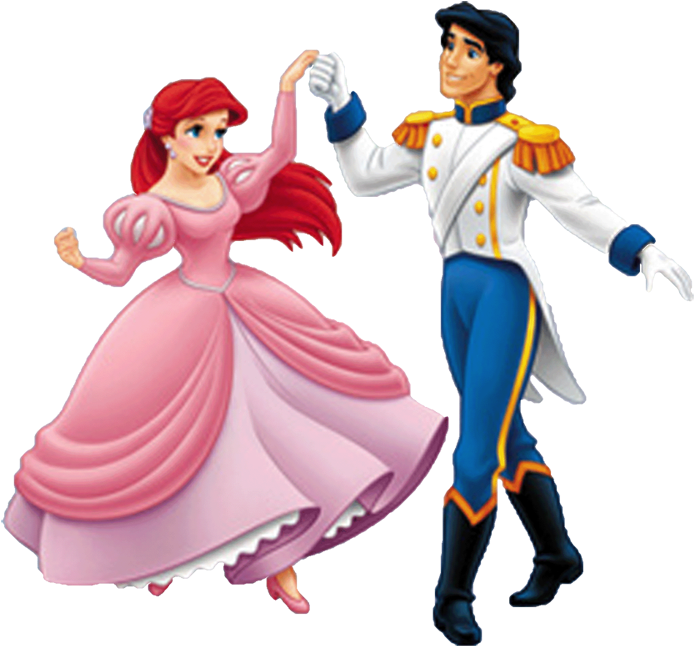 None Of These Are Relationships Apparently - Ariel Y Eric Disney Clipart (720x668), Png Download
