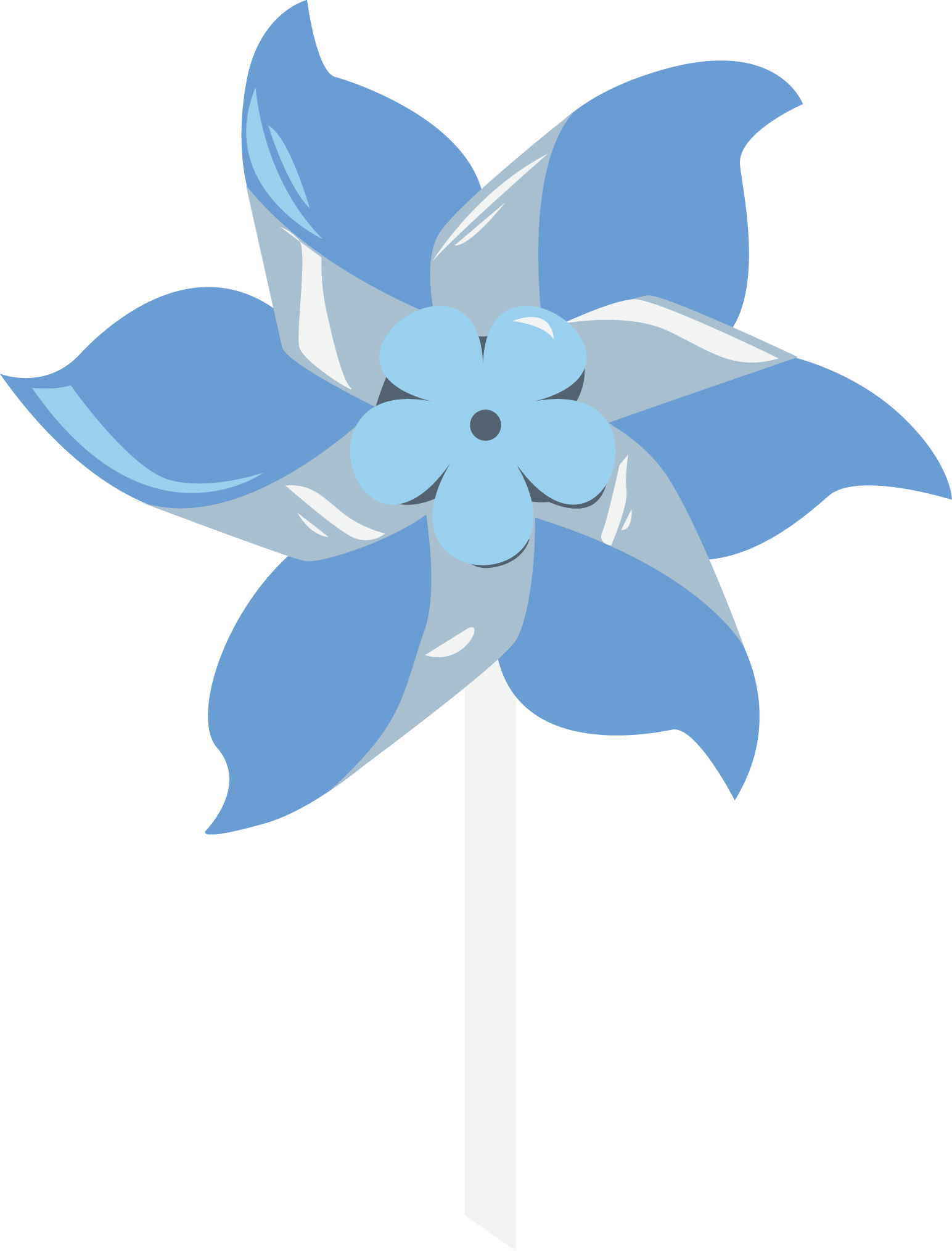 Pinwheel - Design Clipart (1544x2029), Png Download