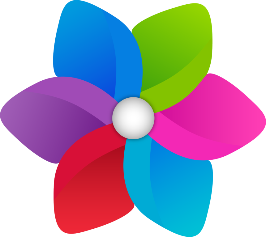 Check Out Our New And Improved Pinwheel Logo Clipart (860x767), Png Download